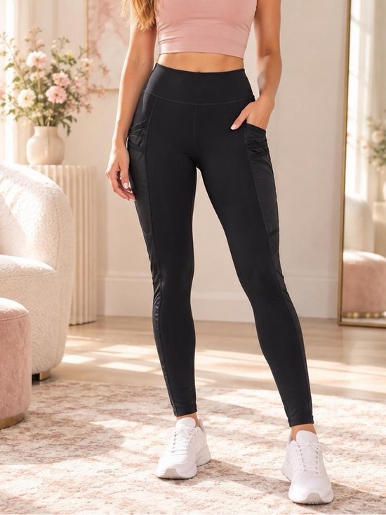 Fabletics Pants - Fabletics Black High-Waisted Pocket Leggings Size XS